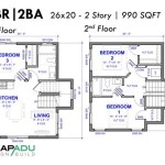 2 Story Adu Floor Plans