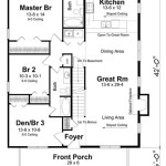 2 Story Rectangle House Plans