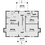 Center Hall Colonial Floor Plan