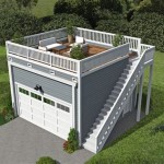 Garage With Rooftop Deck Plans