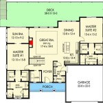 Single Story House Plans With 2 Master Suites