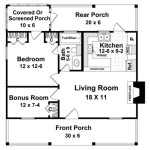 Small Home Plans 600 Sq Ft