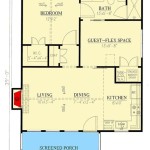 Two Bedroom One Story House Plans